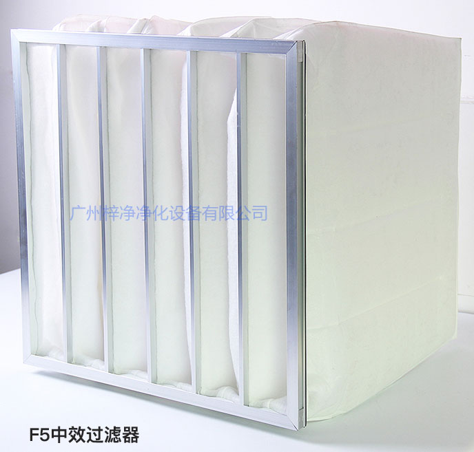 F5級袋式中效過濾器主要用于商業大樓、劇院、車站。